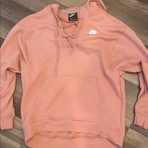 Lace Up Nike Sweatshirt
